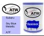 Preview: Subaru, Sky Blue Metallic, A7F: 500ml Lackdose, von ATW Autoteile West.